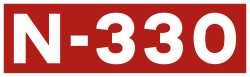 National road N-330 shield}}
