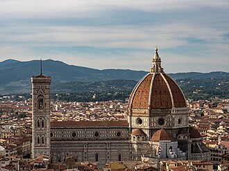 Early Renaissance – Florence Cathedral, Florence, Italy, by Arnolfo di Cambio, Filippo Brunelleschi and Emilio De Fabris, 1294–1436