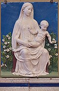 Luca della Robbia, Madonna of the Rosebush, 1450–60