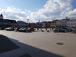 The square Mírové náměstí
