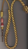 Fourragère at the ruban colors of the Médaille militaire