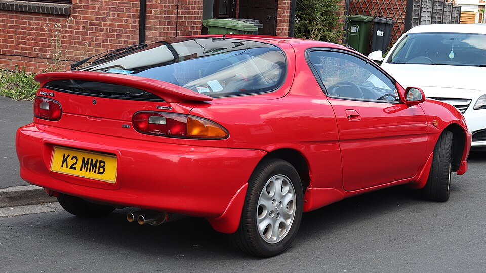 File:1992 Mazda MX-3 ABS 1.8 Rear.jpg