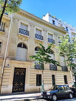Hôtel Roxoroid de Belfort, Paris, 1911, by André Arfvidson [fr]
