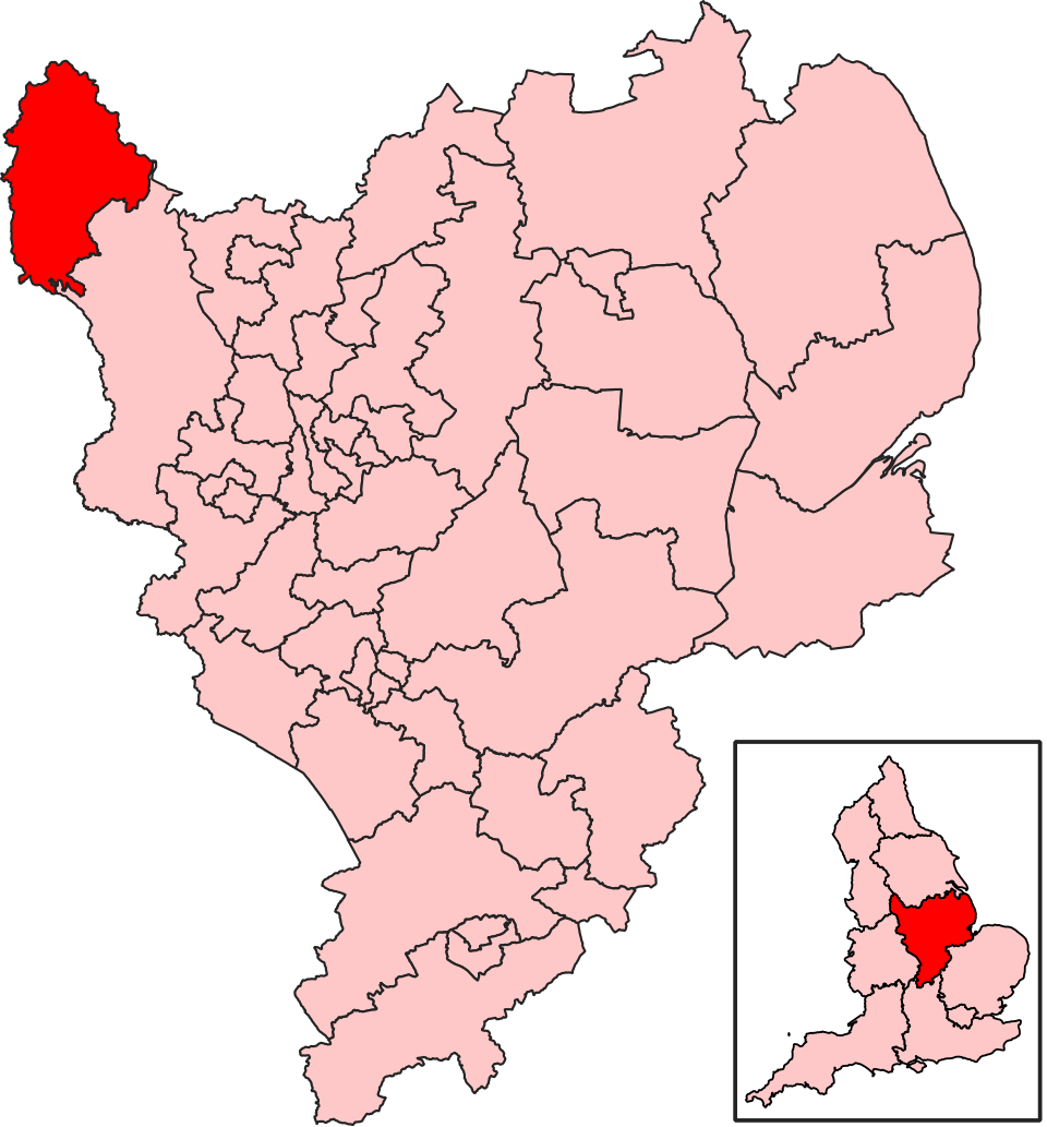 File:East Midlands - High Peak constituency.svg