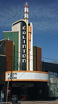 Exterior view of the Eglinton Theatre
