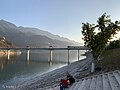 View of the bridge connecting Baidicheng and the mainland
