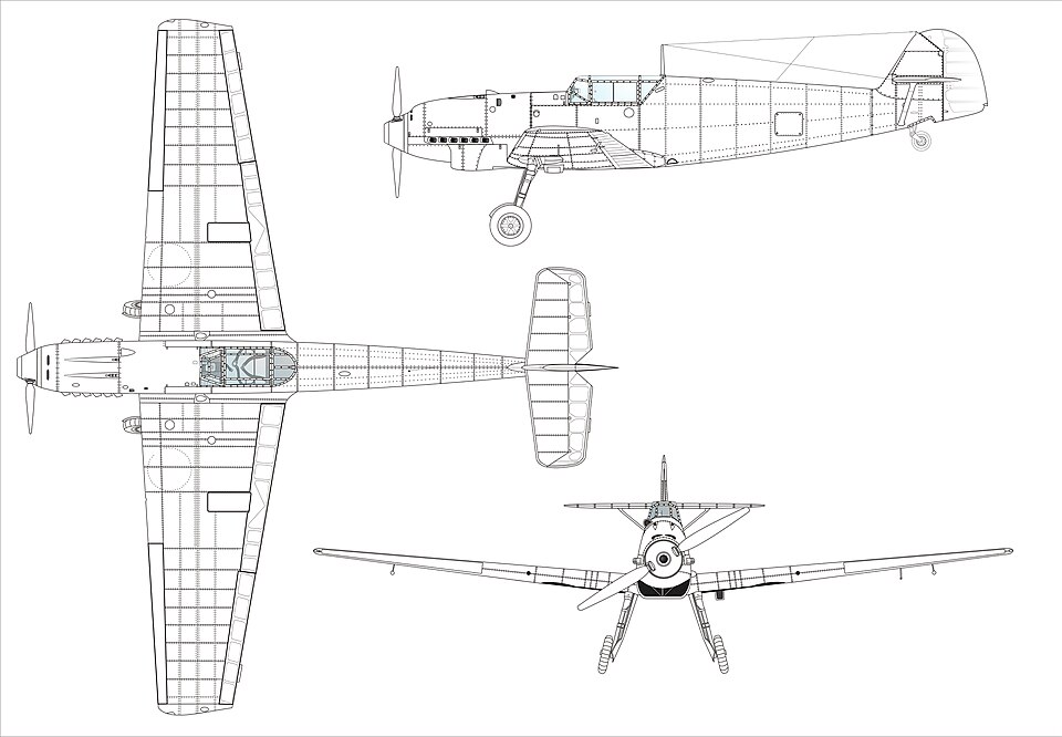 File:Messerschmitt Bf 109 C-1 3-seiten neu.jpg