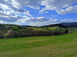 Panorama of the village Fališi