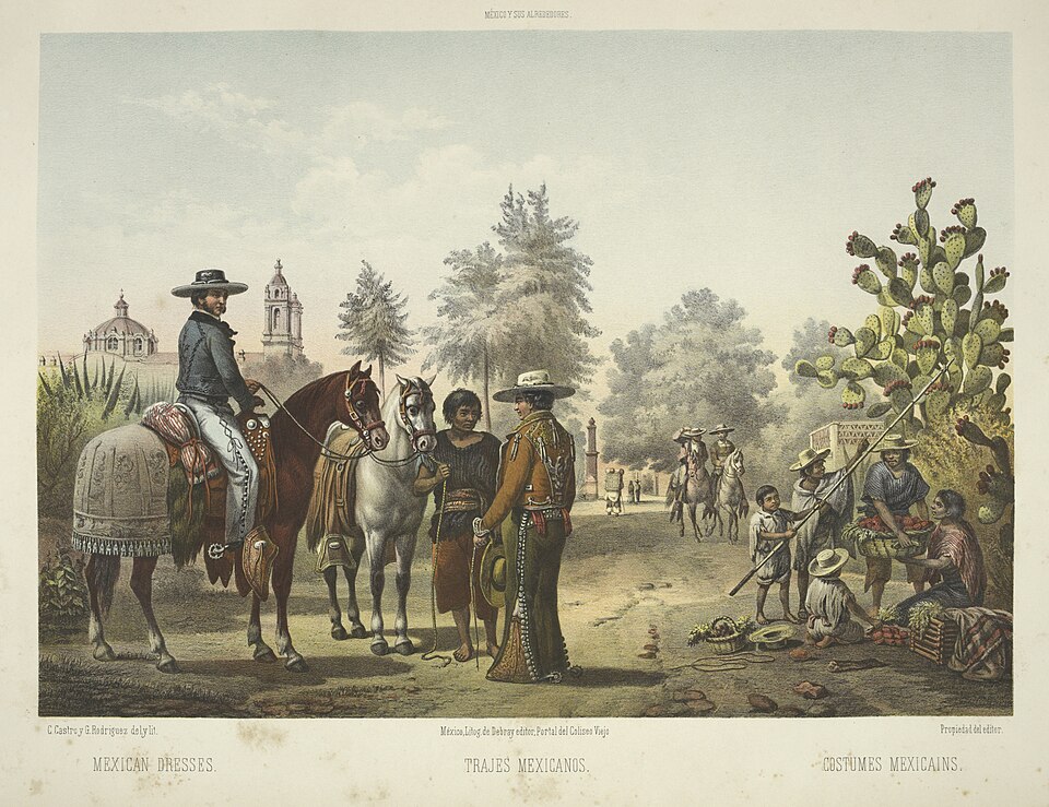 File:Trajes Mexicanos, Rancheros y Campesinos.jpg