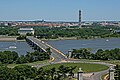 Washington Monument, National Mall, Lincoln Memorial, Arlington Memorial Bridge and Columbia Island, Washington, D.C. (2013)