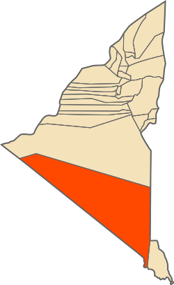Location of Timiaouine commune within the former Adrar Province