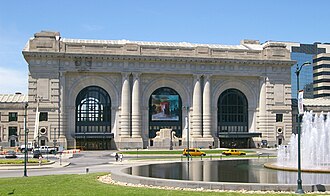 Union Station in Downtown Kansas City, Missouri.
