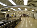 The mezzanine level of Downtown Berkeley station, 2018