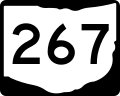 State Route 267 marker