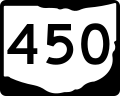 State Route 450 marker