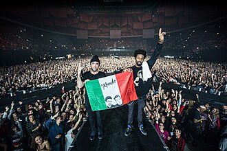 The Knocks performing in Bologna in 2016.