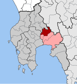 Location within the regional unit