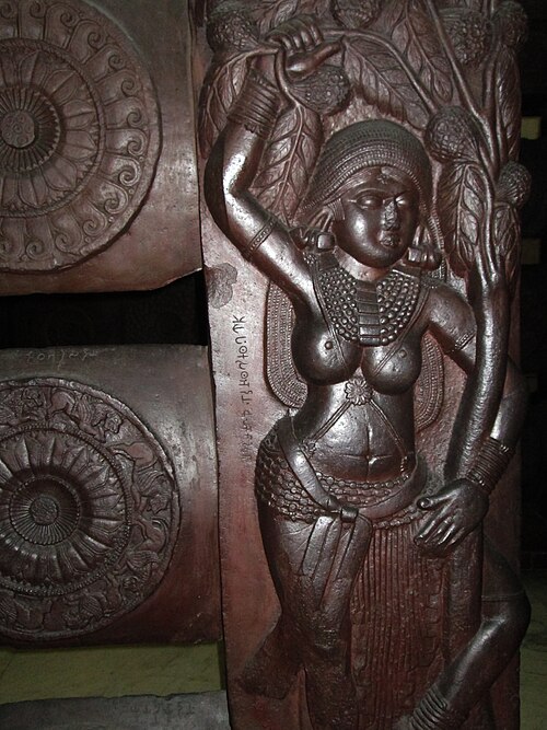 File:Indian Museum Sculpture - Salabhanjaka (9220284480).jpg