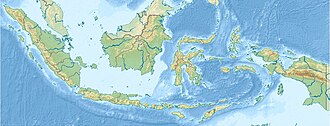 Map of Indonesia showing location of Arafura Sea
