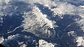 Mt. Shanks centered, aerial view looking north