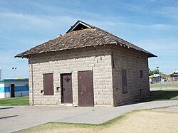 The Old Parker Jail viewed from a different angle