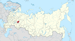 Location of Udmurt Republic
