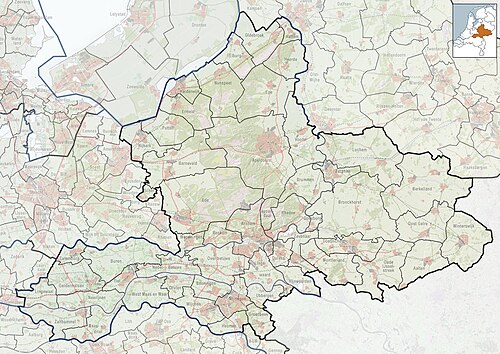 2018–19 Hoofdklasse is located in Gelderland