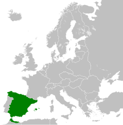 Location of the Spanish Republic during the Interwar Period.
