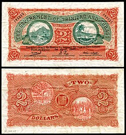 TRI&TOB-2b-Trinidad & Tobago-2 Dollars (1905)