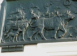 Left hand side of relief