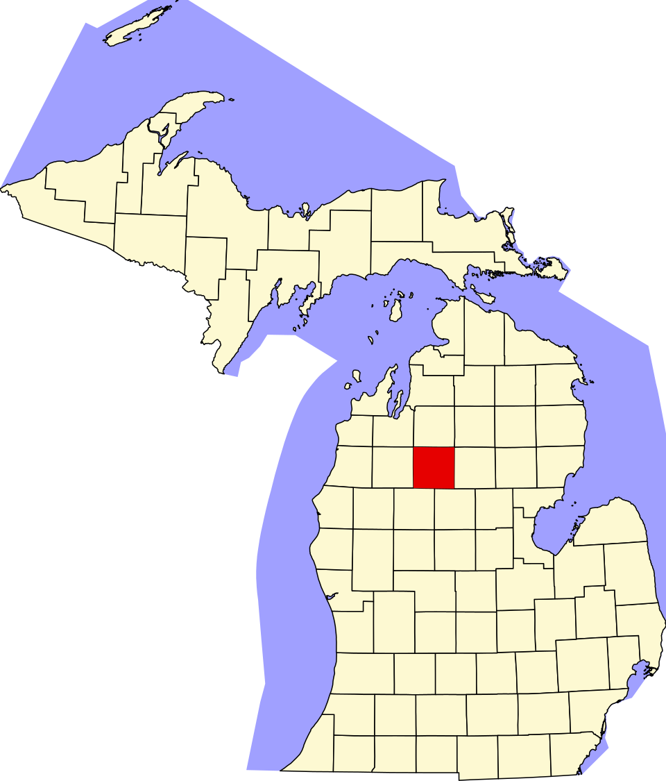 File:Map of Michigan highlighting Missaukee County.svg