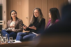 Victoria Riess during Top event: Science meets practice of University of Passau 2023