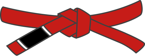 File:BJJ Red Belt.svg