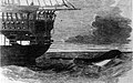 Another of the original illustrations of the HMS Daedalus encounter