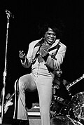 Image 14American musician James Brown was known as the "Godfather of Soul". (from Honorific nicknames in popular music)