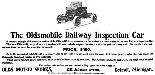 Oldsmobile railway inspection car (1904)