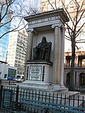 Peter Cooper Monument in front of the Cooper Union, Cooper Square, New York City (1897)