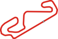 Route of the Spanish Grand Prix - the Circuit de Catalunya in Barcelona