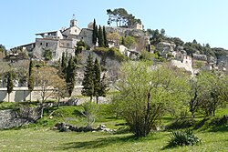 View of Le Beaucet