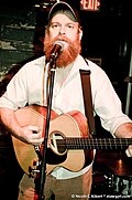 Ward Harrison on guitar at New World BreweryYbor City, Tampa, FloridaJanuary 26, 2012