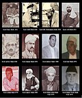Elders of Kirani, Quetta, in turbans and hats