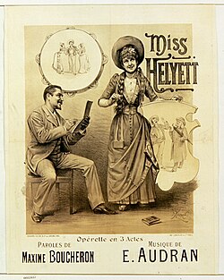 Miss Helyett, poster, 1890