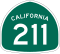 State Route 211 marker