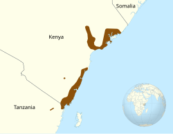 Map of range