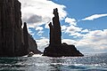 Rock pillars from Bruny Island