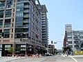 Street level of South Park, Los Angeles, California