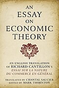 Cover of the Ludwig von Mises's Institute new edition of Essai.