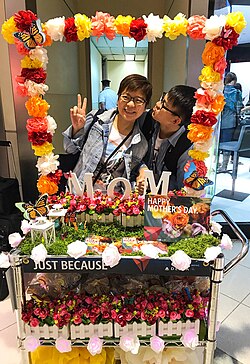 Mother's day cart. Photo by Delta News Hub.
