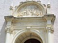 Knowles Chapel detail over entrance