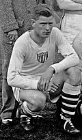 Jim Brown made 42 appearances across for United and was the club's first player to represent a nation from outside the British Isles, representing the United States in the 1930 World Cup.